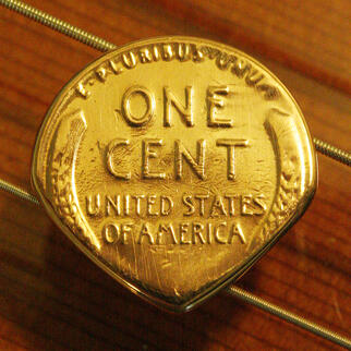 Coin Guitar Pick