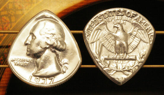 Coin Guitar Pick