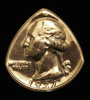 Coin Guitar Pick Coin Guitar Pick