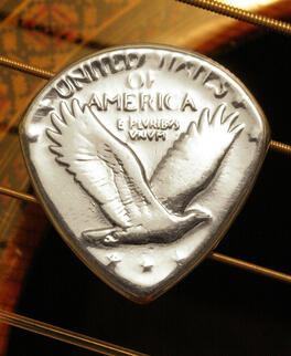 Coin Guitar Pick