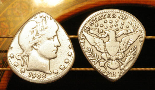 Coin Guitar Pick Coin Guitar Pick