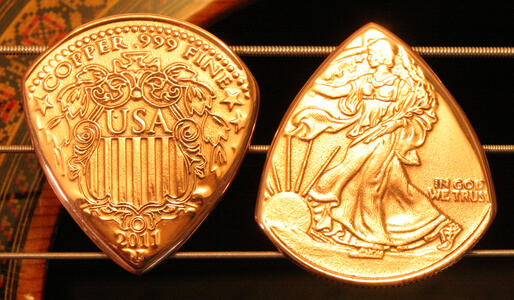 Coin Guitar Pick Coin Guitar Pick
